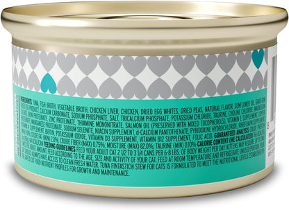 I and love and you Wet Cat Food - Tuna Fintastic Stew - Tuna Recipe, Grain Free, Filler Free, 3oz Pack of 24 Cans