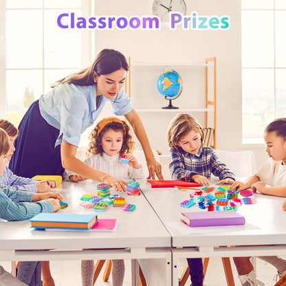 Pop Fidget Toys Bulk Its Party Favors for Kids 4-8 8-12 30 Pack Mini Pop Keychain It Christmas Stocking Stuffers for Kids Toy Fidgets for Classroom Prizes Student Gifts Birthday Goodie Bag Stuffers