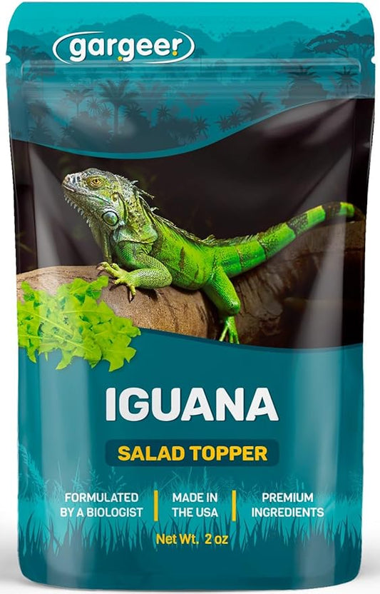 2oz Iguana Food Supplement, Flower Salad Mix Topper. Supercharge Juveniles & Adults Appetite, Health & Immune System. Complete Diet, Rich with Vitamins, Made in The USA. Enjoy!