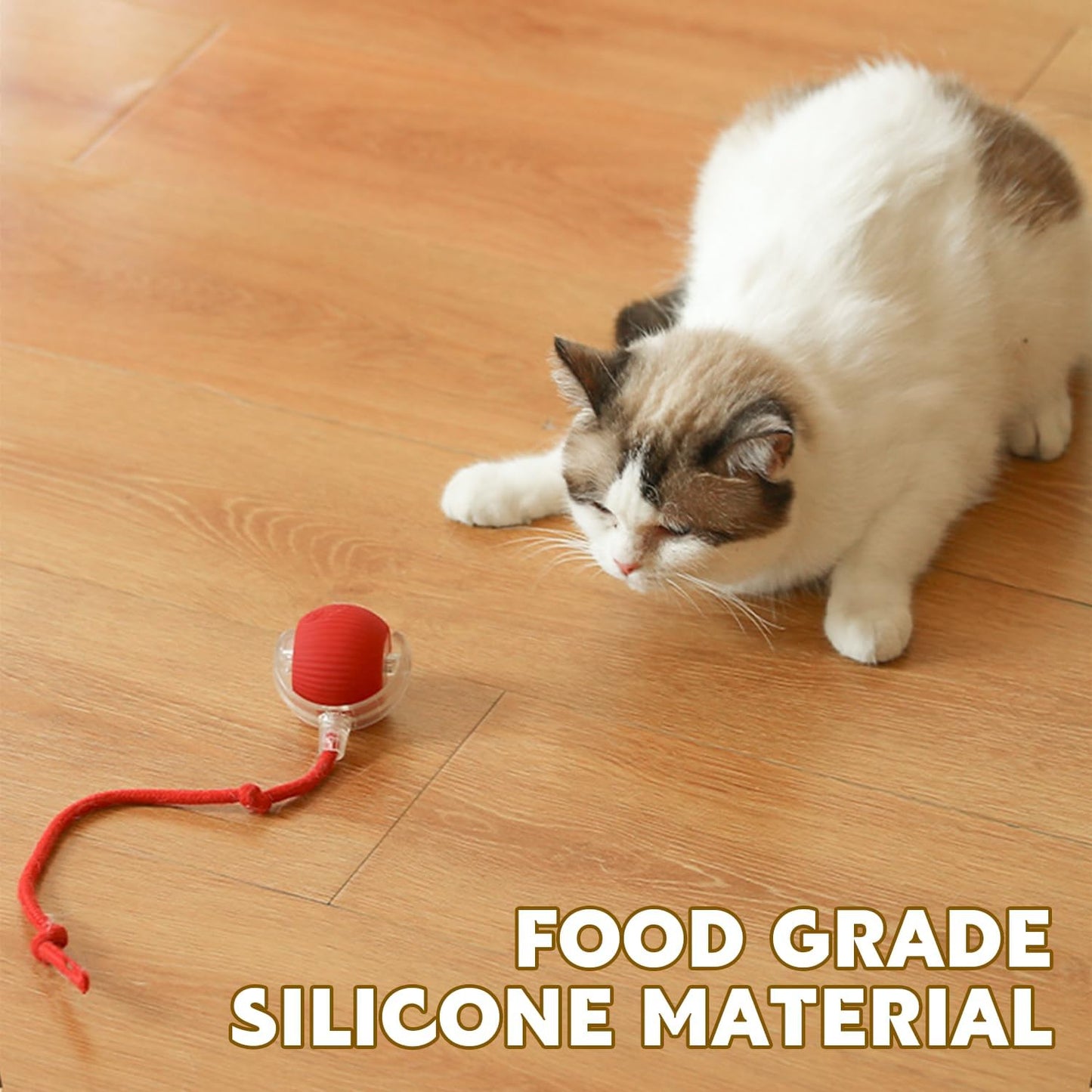 Chewie Viral 360 Smart Automatic Rolling Pet Ball - Interactive Dog & Cat Toy (Green)