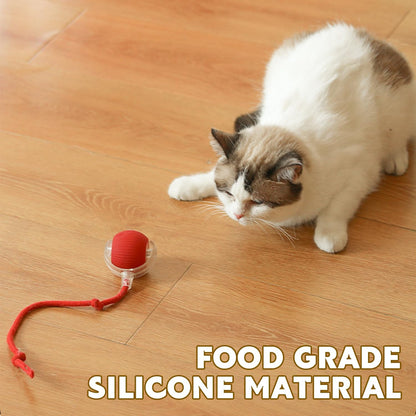 Chewie Viral Rolling Pet Ball, Interactive Cat & Dog Toy, 360 Smart Automatic Rolling Ball (Grey)