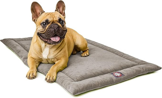 Majestic Pet Orthopedic Memory Foam Dog Crate Mat - Plush Pet Bed Pad for Crates & Kennels | USA Crafted | 30"x21" Villa Vintage