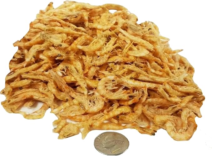 Krill-Freeze Dried Floating Arctic Krill, High in Natural Astaxanthin for Color for All Tropical Fish, Koi, Turtles, Reptiles, Rodents, Cats…1-lb Lg Jar