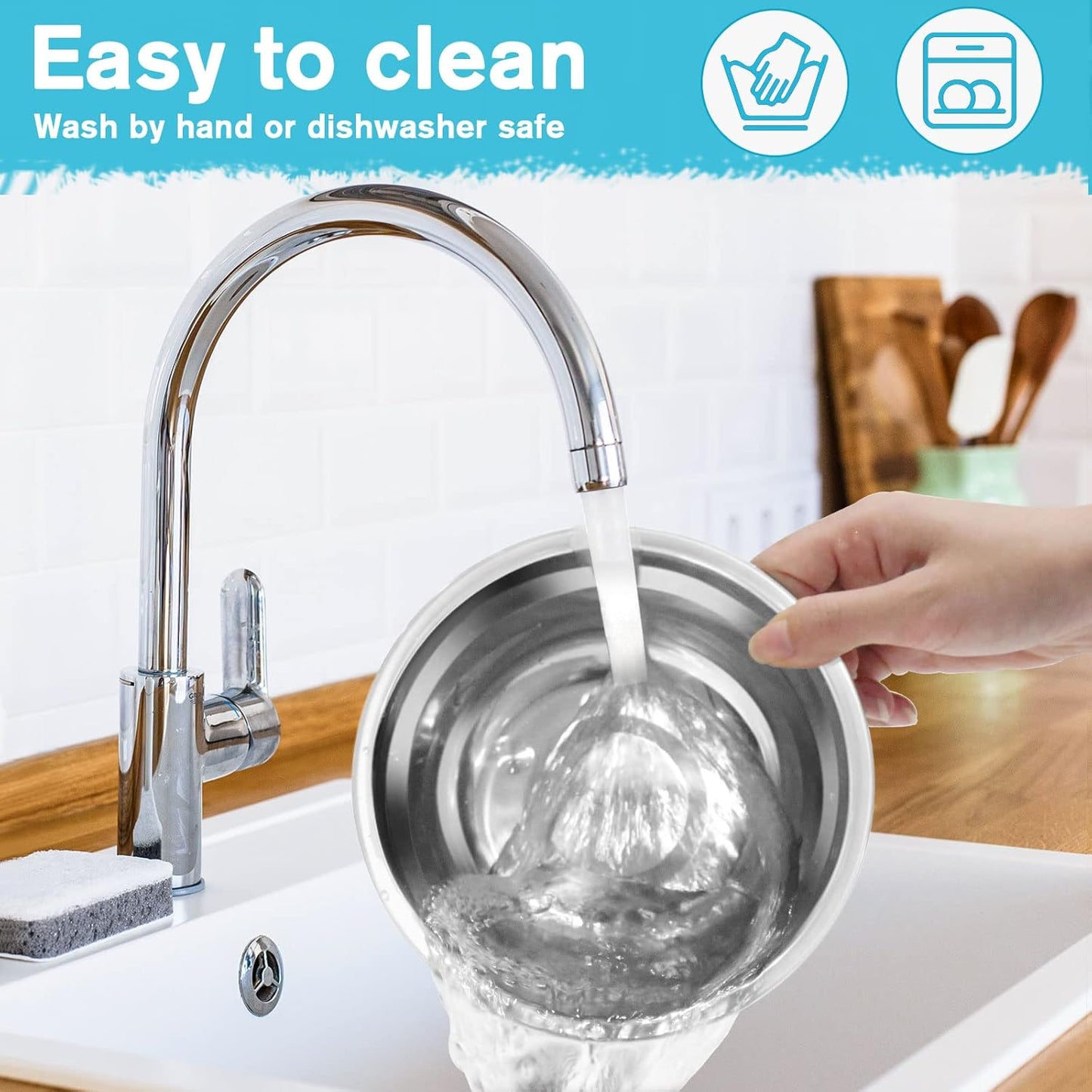 Dog Bowls Double Dog Water and Food Bowl Stainless Steel Bowl with Non-Slip Resin Station, Pet Feeder Bowls for Puppy Medium Dogs Cats