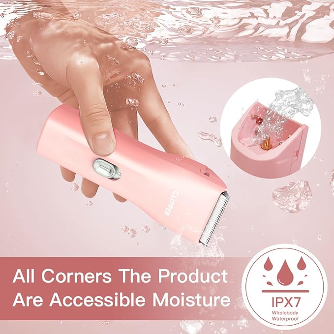 Dog Clippers,Quiet Washable USB Rechargeable Cordless Dog Grooming Kit,Electric Pets Hair Trimmers Shaver Shears for Dogs and Cats