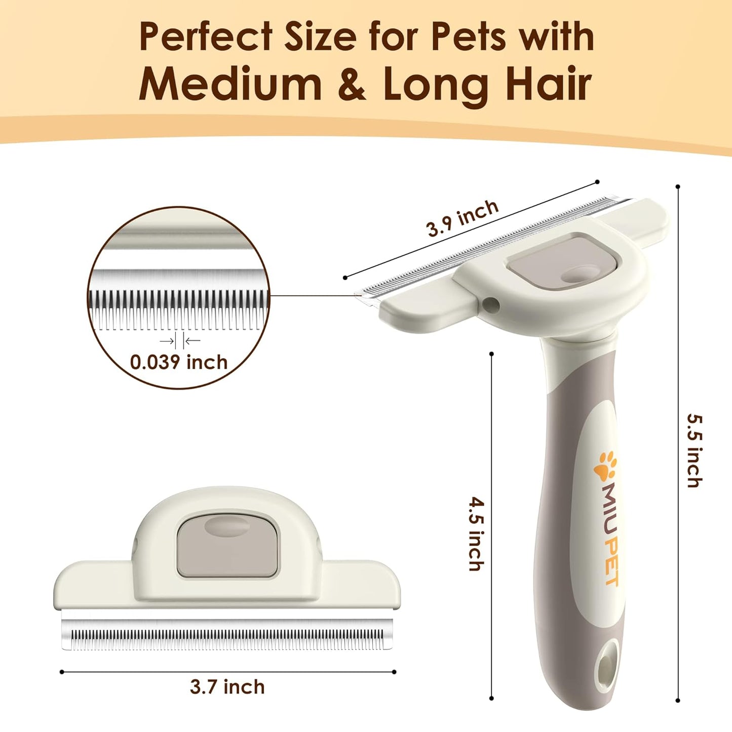 Dog Deshedding Brush
