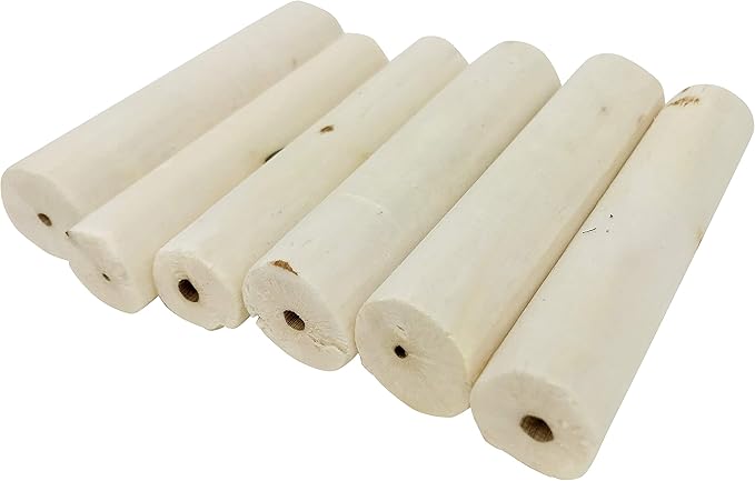 1288 Pk6 Natural Sola Stick Bonka Bird Toys Soft Forage Chew Parrot Parrotlet Budgie Finch Macaw