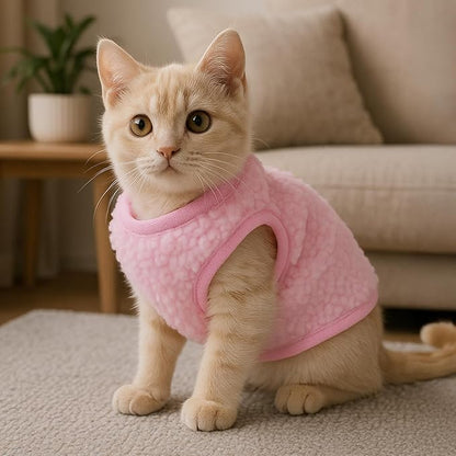 3 Pcs Kitten Clothes, Yorkie, Teacup Dog Clothes, Colorful Chihuahua Puppy Cat Vest with Bee Pattern, Soft Small Dog Sweater, Cute Puppy Jumper for Mini Newborn Dogs,Cat (XX-Small)