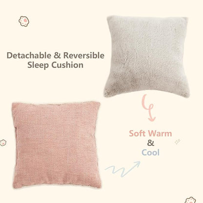 WINDRACING Cat Bed for Indoor Cats - Cats Cave Bed Cat House Cat Tent with Removable Washable Cushioned Pillow, Soft Kitten beds, & Furniture, for Small and Medium Pet Bed