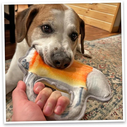 Doggijuana Tuffer Chewer Plush Dog Toy | Funny Dog Toy Plush with Juananip Catnip for Dogs | Calming Aid for Dogs | Interactive Squeaky Chew Toy for Play (Beer Mug Toy)