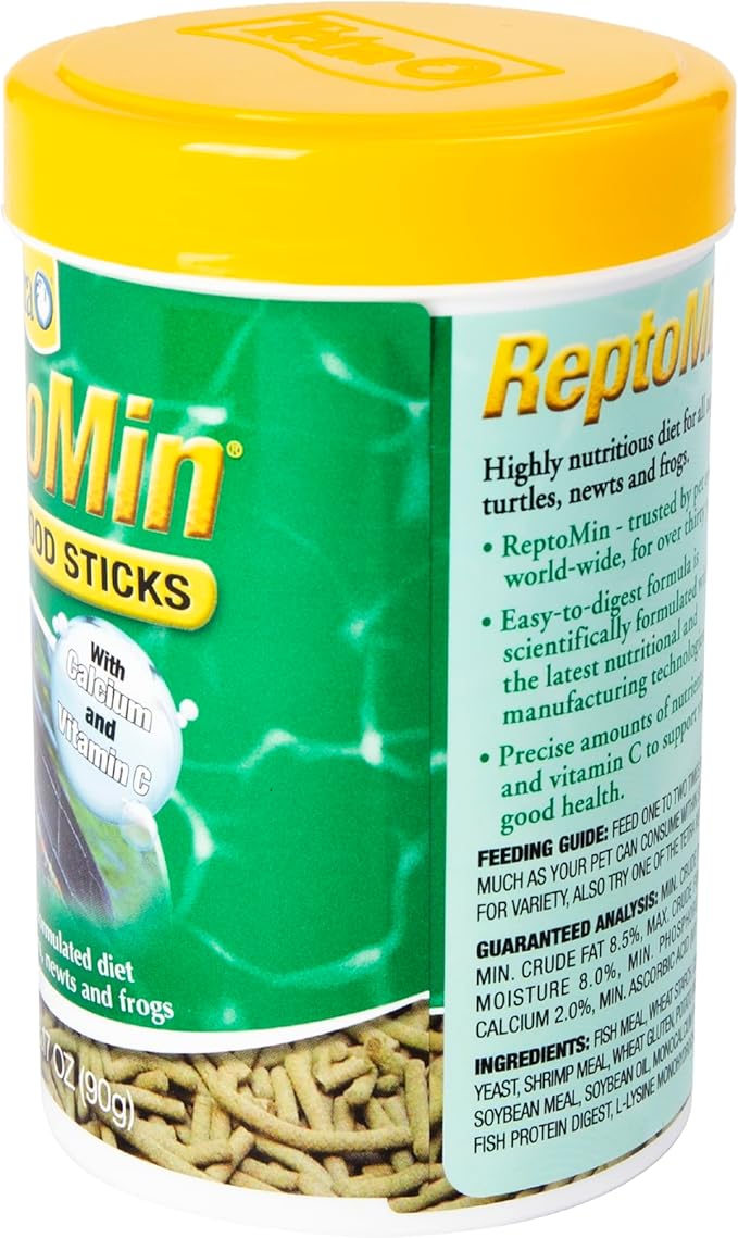 Tetra ReptoMin Floating Food Sticks for Aquatic Turtles, Newts and Frogs