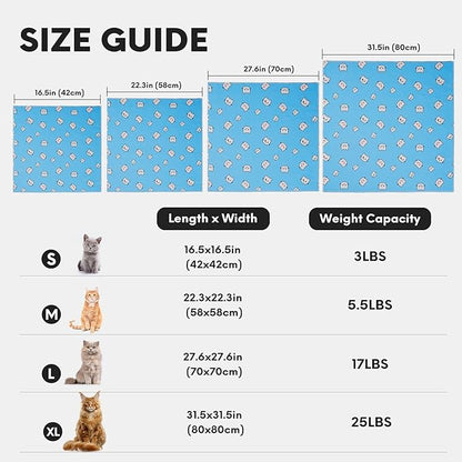 Cat Wrap for Cutting Nails, Self-Adhesive for Grooming, Anti-Scratch Cat Swaddle Wrap for Medicine, Nail Clipping, Teeth Brushing, Ear Cleaning