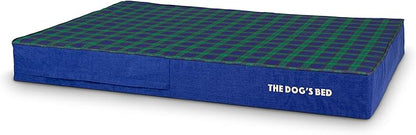 The Dog’s Bed Orthopedic Memory Foam Dog Bed, XXL Black Watch Tartan, Pain Relief for Arthritis, Hip & Elbow Dysplasia, Post Surgery, Lameness, Supportive, Calming, Waterproof Washable Cover