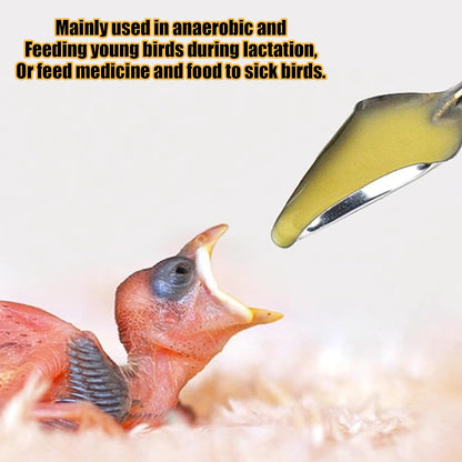 Baby Bird Feeding Syringe Set, Pet Parrot Milk Feeding Syringe with Tubes, Parrot Feeding Tubes Measuring Tools for Feeding Pets Scientific Industrial Labs… (20ml + 2 spoons)