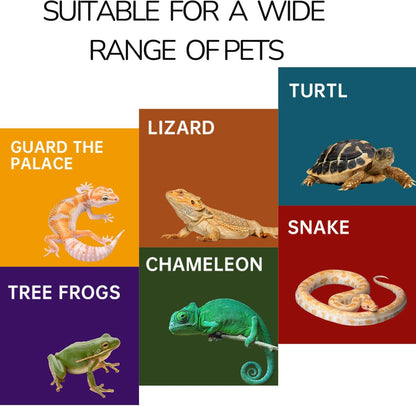 Reptile Hide for Leopard Gecko, Bearded Dragon, Ball Python Decoration & Tortoise – Terrarium Habitat Décor,Snake & Lizard Hideout(Resin, Medium)