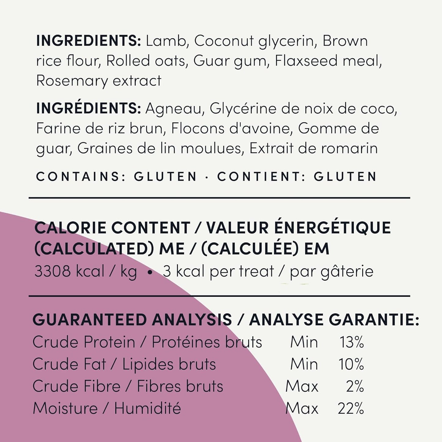 Crumps' Naturals Mini Trainers Semi-Moist Lamb 4.7oz