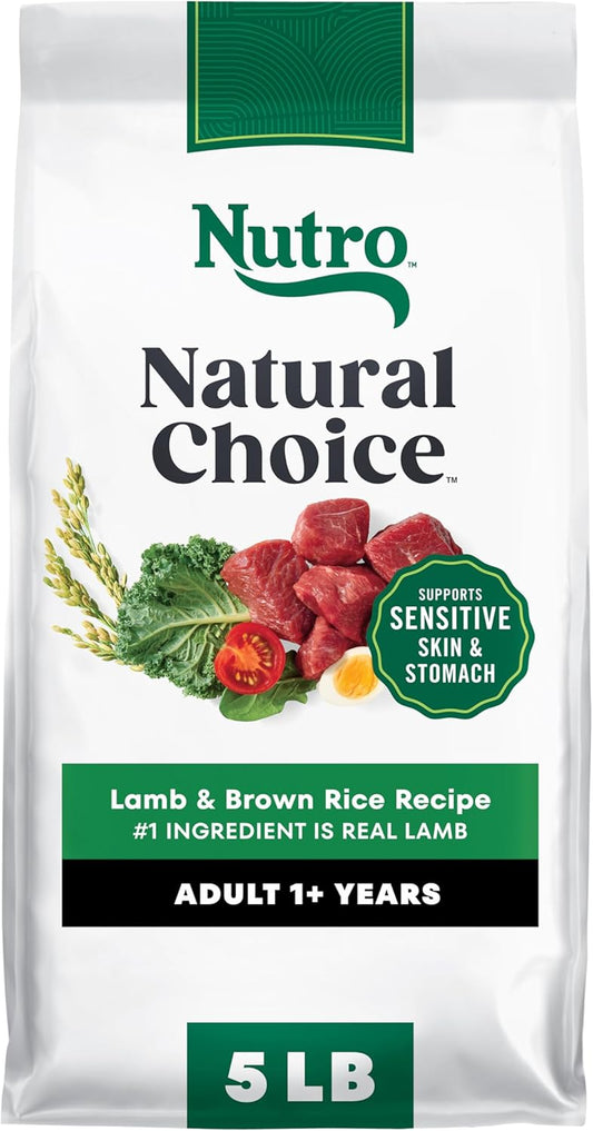 Nutro Natural Choice Lamb & Brown Rice Adult Dry Dog Food Recipe, 5 lb. Bag