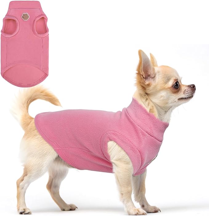 BEAUTYZOO Cat Sweater Turtleneck - Soft Fleece Cat Sweaters for Cats Only Warm Kitten Clothes, Fall Winter Pet Coat Pullover Sweatshirt Clothing Also for Puppy Small Dogs Sphynx Hairless Cats