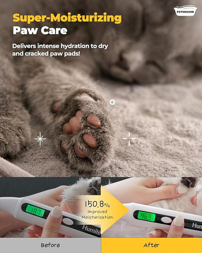 [PETHROOM] Roll-on Paw Balm for Cats & Dogs | Lick-Safe, Super Moisturizing Paw Protector | Soothing Protection from Hot Pavement | Easy to Apply | Quick Drying, Non-Sticky, Non-Staining 2.87 fl.oz.