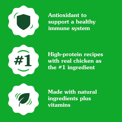 Greenies Smart Topper High Protein Wet Mix-in for Dogs, Chicken, Green Beans & Sweet Potatoes Recipe in Vitabroth Broth - Bone Broth + Vitamins E & B1, 10 Count