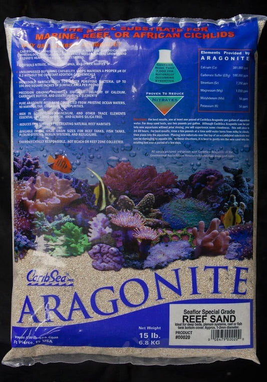 Carib Sea Seaflor Special Grade Reef Sand, 15 lb.