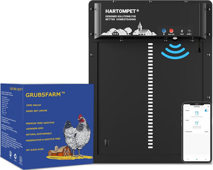 Premium Chicken Treats 2LB - Non-GMO & 85X More Calcium Than Meal Worms - Molting & Laying Supplement - BSF Larvae Treats for Layer Hens, Ducks Wild Birds