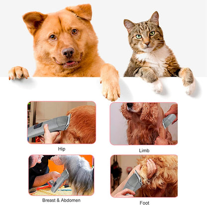 2 Pack 7 Blade Dog Grooming Clipper Replacement Blades,Compatible with Andis Size-Cut Length 1/8"(3.2mm),Compatible with Oster A5, Wahl KM Series Clippers,Detachable Stainless Steel Blade