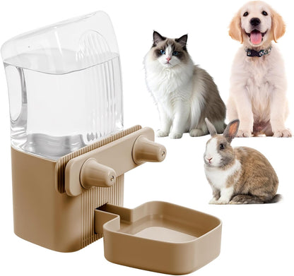 50 oz Rabbit Water Dispenser,Gravity Dog Water Bowl Dispenser for Cage,Auto Water Bottle for Ferret,Cat,Dog and Other Animals, Compatible with Widemouth Cages