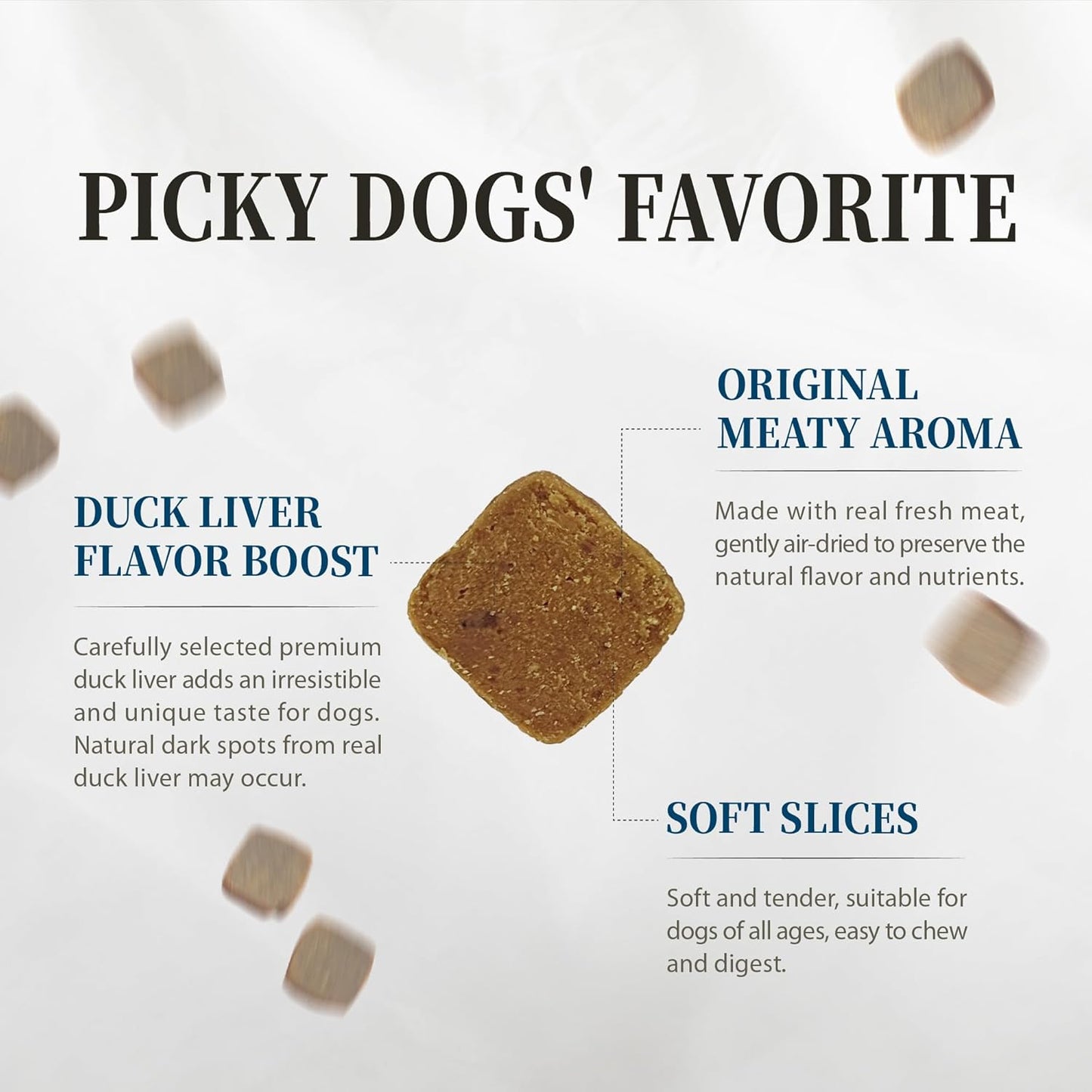 Herz Air-Dried Dog Food Beef & Duck Liver Recipe 1 lb, All-Natural, High-Protein, Grain-Free, Limited Ingredients, Complete & Balanced, Premium Canine Cuisine