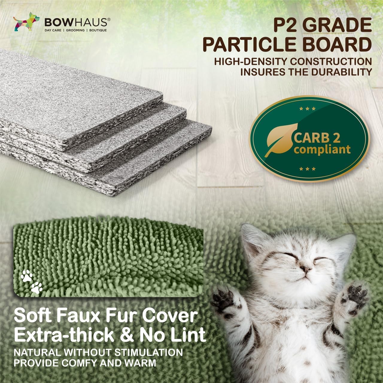 CAPHAUS Cactus Cat Tower for Indoor Cats, Cute 40-Inch Small Cactus Cat Tree w/Widened Perch for Large Cats & Kittens, Multi-Level Cat Activity Tree w/Scratching Post, Tunnel, Basket, Cat Cave Condo