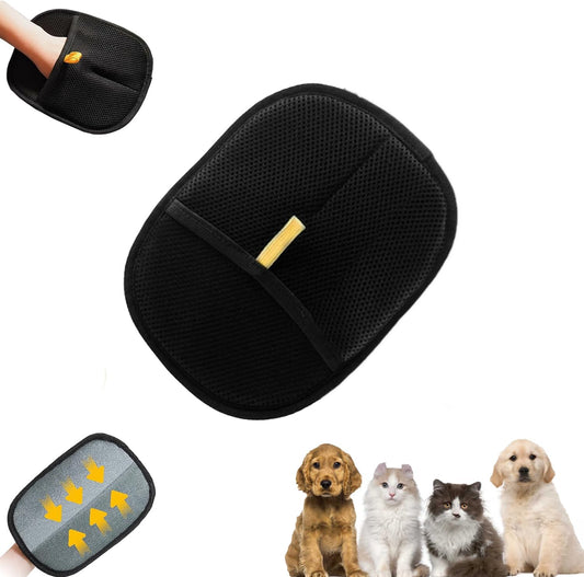 Yomi Pet Hair Remover Glove, Cat Grooming Gloves, Reusable Static Removal Glove for Pet Hair, Versatile Dog Grooming Gloves for Couch, Furniture, Carpet, Car Seat (1PCS)