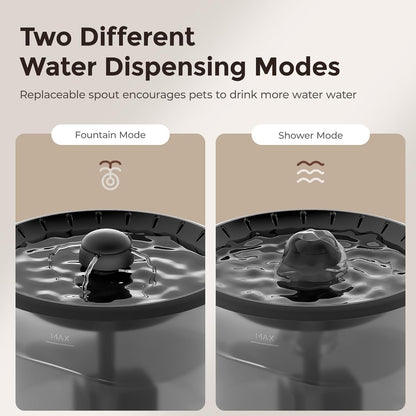 IMIPAW Automatic Cat Feeder 5G WiFi and Water Dispenser, Timed Dry Food Dispenser APP Remote Control, Programmable Portions, with Desiccant, Cat Fountains for Drinking with Filter, Small Pets (Combo)