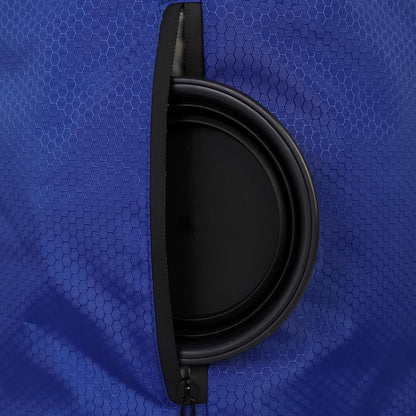 Dog Food Travel Bag - 84 Cups/26 lbs Capacity | Leak-Proof, Water-Resistant Dog Food Storage Container for Travel, Camping, RV & Outdoor | Collapsible, Easy-to-Clean Kibble Bag (Blue)