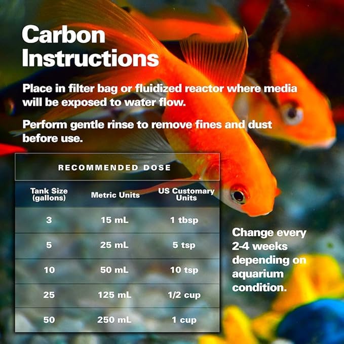 Kolar Labs Crystal Cal Activated Carbon – Small Jar, Activated Charcoal for Aquariums and Fish Tanks