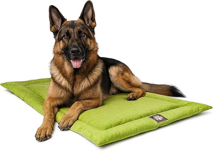 Majestic Pet Orthopedic Memory Foam Dog Crate Mat - Plush Pet Bed Pad for Crates & Kennels | USA Crafted | 48"x30" Villa Apple