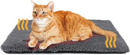 Self Warming Cat Bed Self Heating Cat Dog Mat 29.1 x 18.9 inch Extra Warm Thermal Pet Pad for Indoor Outdoor Pets with Removable Cover Non-Slip Bottom Washable Non Electric