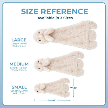 Best Pet Supplies Squeaky Dog Toys with Soft Durable Fabric for Small, Medium and Large Pets Interactive Toy for Indoor Play, Supports Active Biting and Play - 4 Figures, Small