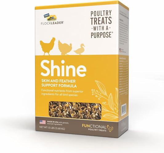 Shine, Functional Poultry Treats for Skin and Feather Support, 1.5 lb