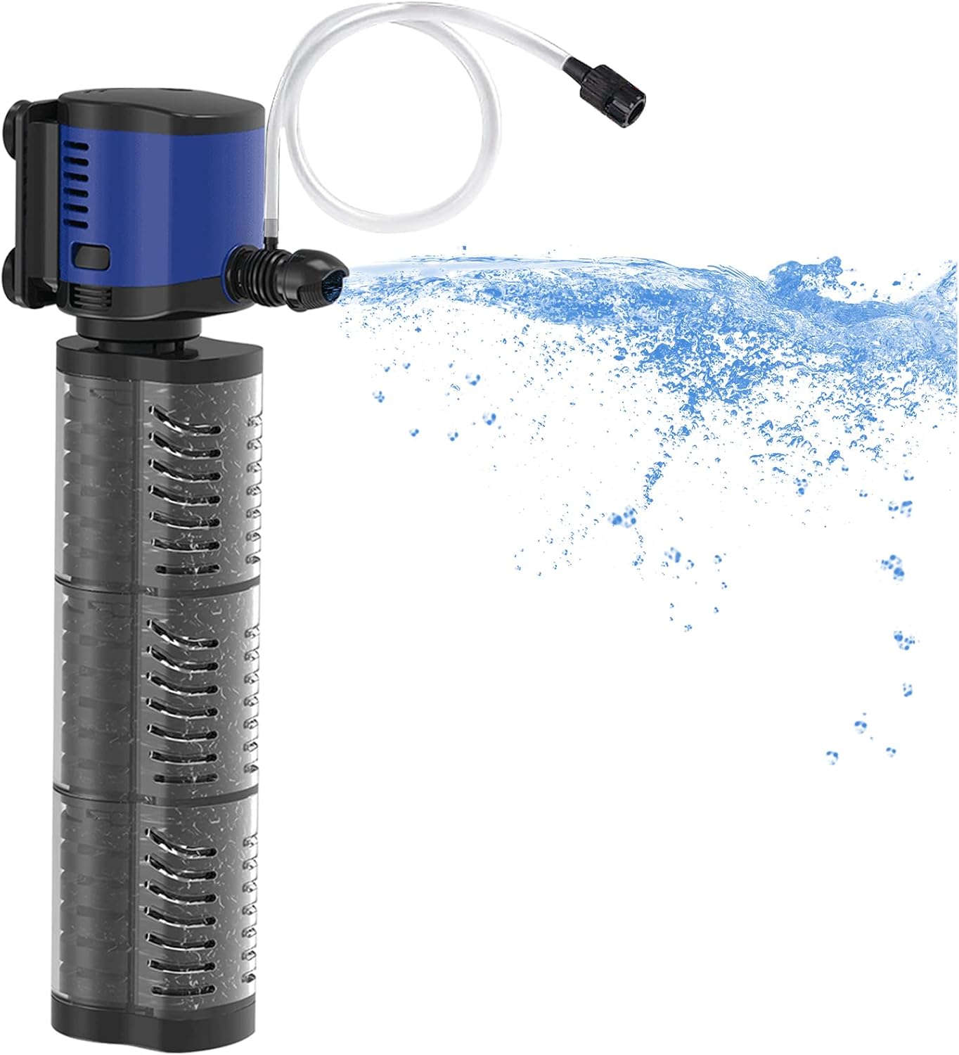 TARARIUM Aquarium Filter Powerful 660GPH for 100-300 Gallon Large Fish Tank Small Pond Fountain, Wave-Maker Submersible Water Pump Turtle Tank Filter for Saltwater & Freshwater System