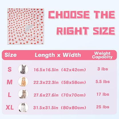 Supet Cat Grooming Wrap for Cutting Nails, 2025 Self-Adherent Cat Wrap, Anti-Escape Calming Cat Swaddle Wrap for Medicine, Nail Clipping, Teeth Brushing, Ear Cleaning