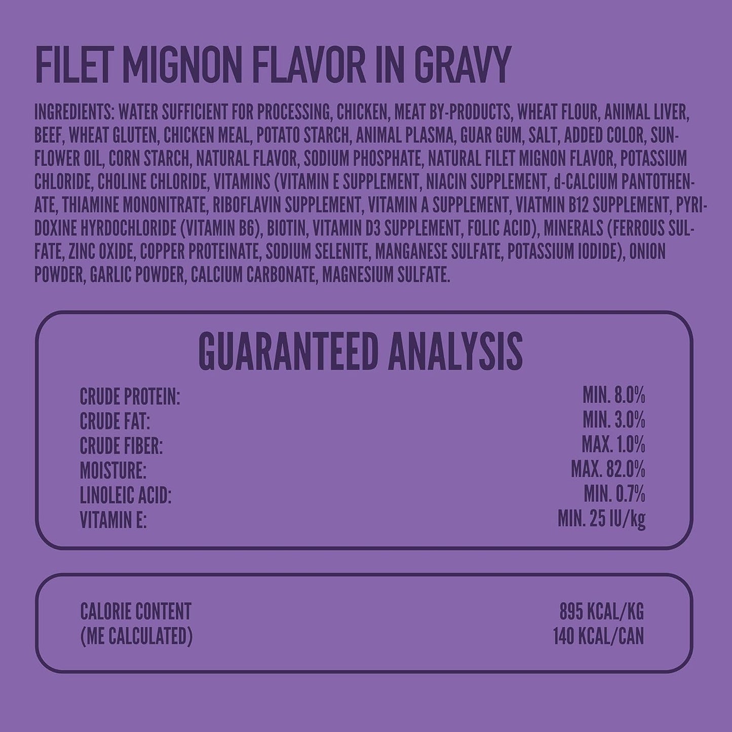 A Strong Heart Wet Dog Food, Filet Mignon Flavor in Gravy - 5.5 oz Cans (Pack of 24), Made in The USA with Real Beef