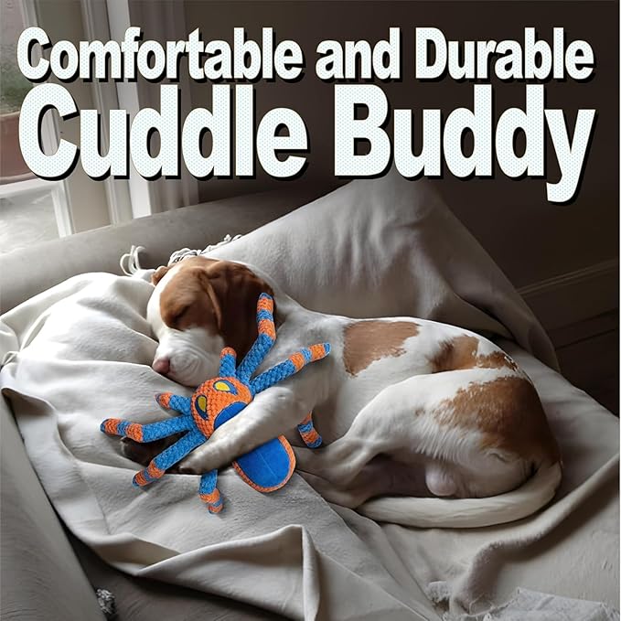 LEGEND SANDY Dog Toys for Aggressive Chewers, Large Dog Toys to Keep Them Busy, Interactive Pet Toys, Squeaky Puppies Toys, Tug of War Puppy Toy, Crinkle Doggeis Toy