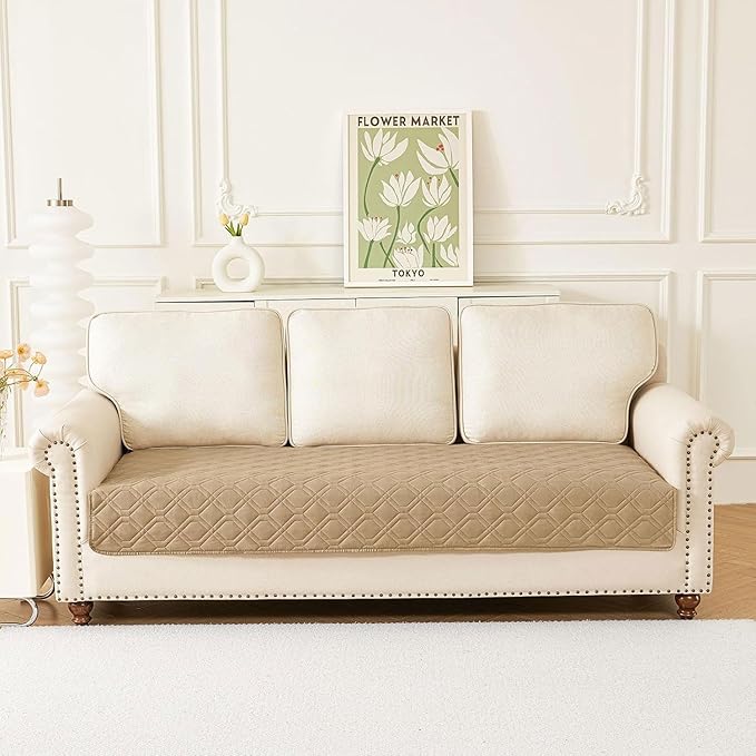 hyha Waterproof Dog Bed Blanket, Soft Pet Blankets, Waterproof Couch Cover for Dogs, Reversible Sofa Covers Washable for Furniture (30x70 Inch, Camel/Camel)