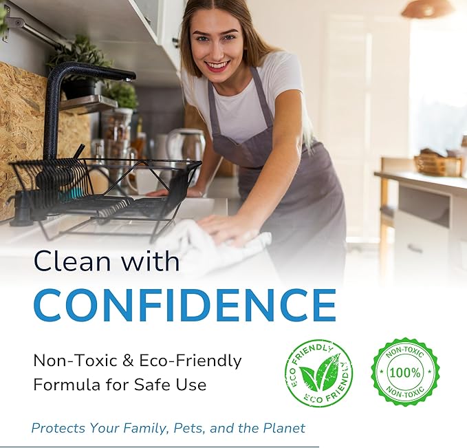 Bird Barrier Dissolve-It Enzyme Cleaner - Bird Dropping - Dissolves Waste – Treat Affected Areas Before Installing Bird Control Products - 5 Gallons Makes 10 Gallons