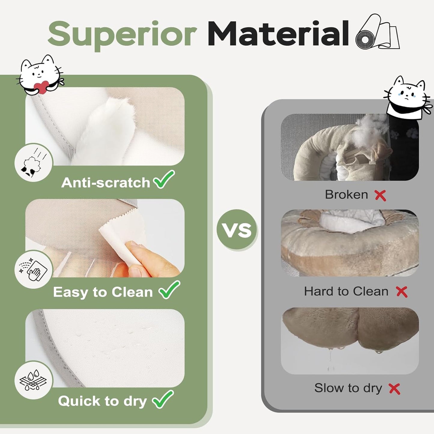 Cat Cone Collar Soft: Comfortable Waterproof Mesh Recovery Cone After Surgery to Stop Licking and Scratch, Alternative to Plastic Elizabeth Head/Neck Cone