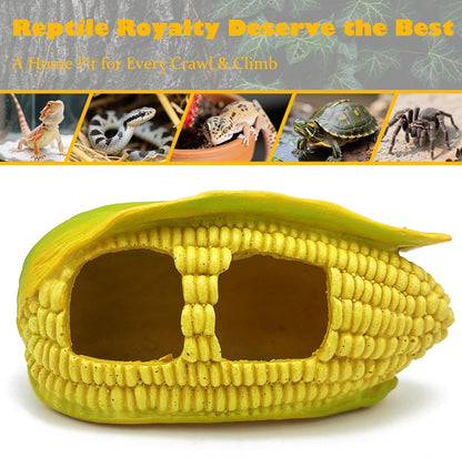 Bearded Dragon Reptile Hide Caves Corn Lizard Leopard Gecko Hideout Tank Accessories Turtle Snake Décor Amphibian Habitat Tortoise Personalized Decoration