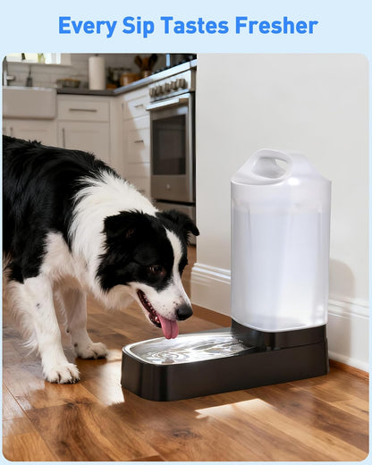 Dog Water Dispenser Filters Replacement, 4 Pack Gravity Pet Water Bowl Filters Fit for 2.4 Gal Automatic Dog Cat Water Dispenser, 6 Filtration Pet Fountain Filter Replacement