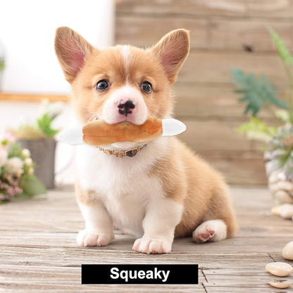 Nocciola Dog Squeaky Toys, Plush Small Dog Toys for Dogs, Stuffed with Squeakers,12 pcs Puppy Toys with a Carrying Bag for Small Medium Size