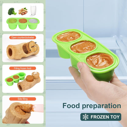 Interactive Dog Toys for Aggressive Chewers,Indestructible Dogs Toy for Large/Medium Breed,Frozen Dog Treat Holder to do Keep Them Busy to Reduces Anxiety