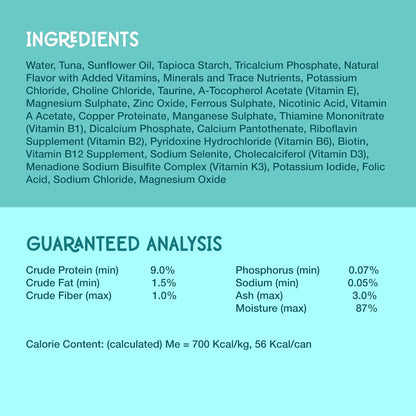 LOVE, NALA - Single Protein Tuna Flaked Wet Cat Food - Hydration Broth, Natural, Grain-Free, Non-GMO, No Gums, No Carrageenan, Human-Grade Tuna, Added Vitamins & Minerals - 2.8 oz, 12 Cans